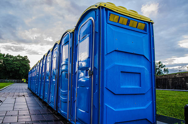 Porta potty delivery and setup in Grover, WY